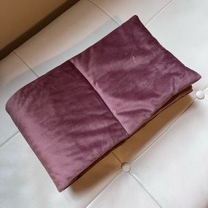 Pink Velvet Wrap Around Puffy Scarf